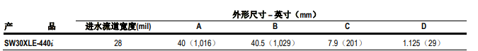 陶氏海水淡化反渗透膜元件SW30XLE-440i 陶氏海水淡化反渗透膜元件SW30XLE-440i
